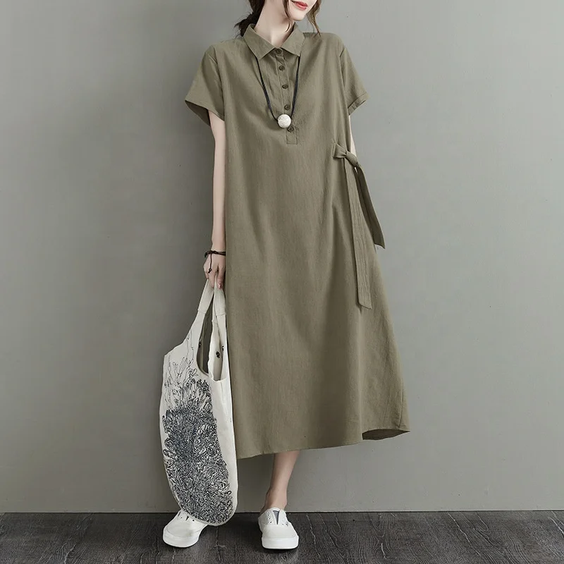 modern casual japanese dress SIMIGORO Effortless Modern Japanese Dress BK SUMI