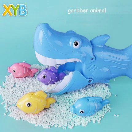 
 Игрушки для ванны, игрушка для ванны с лобстером, захват акулы, Забавная детская игрушка для ванны для малышей, для мальчиков и девочек, захват лобстеров с 4 рыбками  