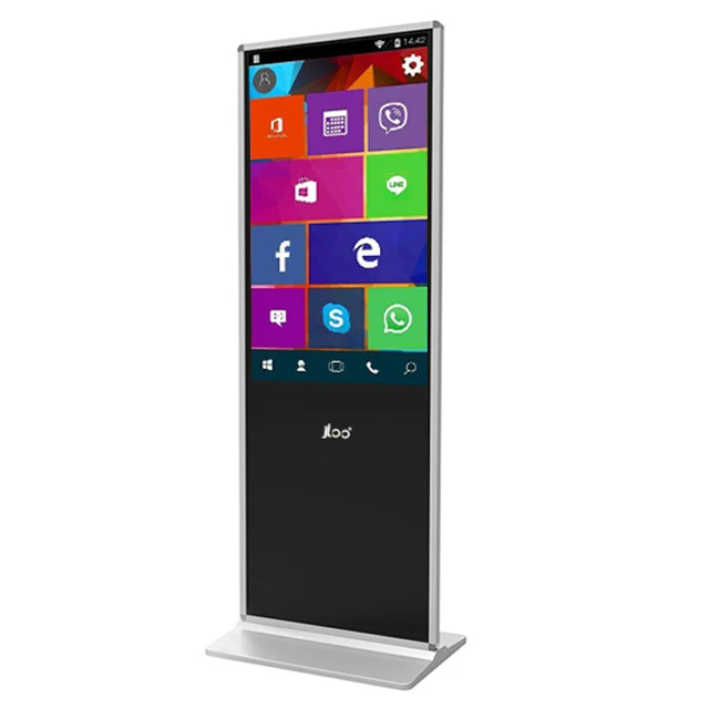 Large E Ink Display Totem Touchscreen Digital Signage Kiosk