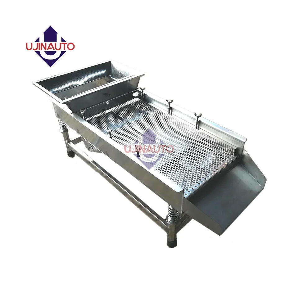 High Capacity Square Linear Vibrating Screen for River Sand Screening Machine Manufactured with Food Processing Application Mind