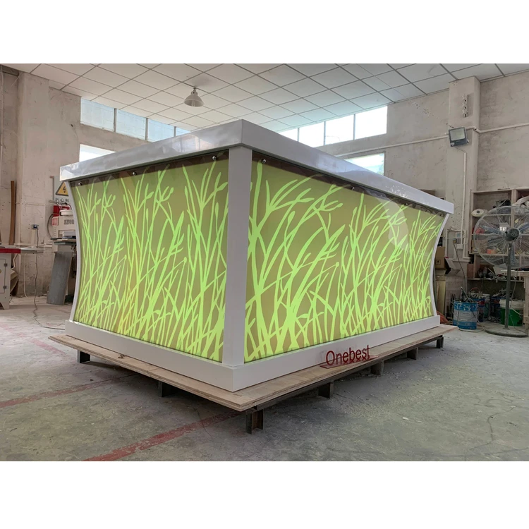 Commercial Bar Counter Indoor Bar Furniture White Bar Tables With