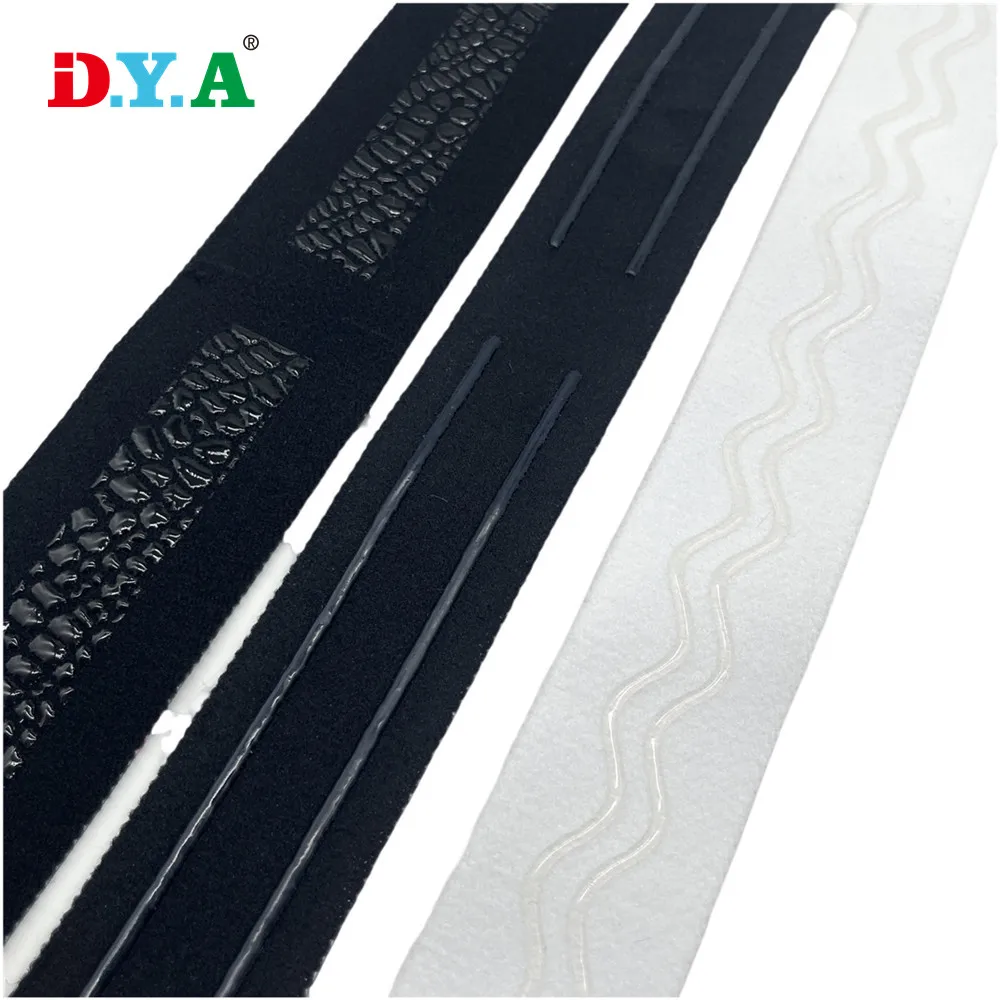 Anti Slip Silicone Custom Printed Elastic Bands Strap Printing Elastic Ribbon Woven Belt for Ski Goggles
