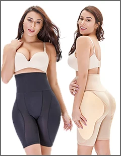 Panty Shapers Underwear Bodysuits for Women Fajas Colombianas Shapewear Hip and Butt Pads Lift Waist Trainer Butt Lifter Shaper