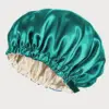 Doublure vert + beige