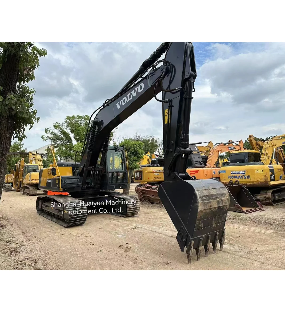 Large Construction Equipment Used Excavadora Volvo Ec210 Crawler Second ...