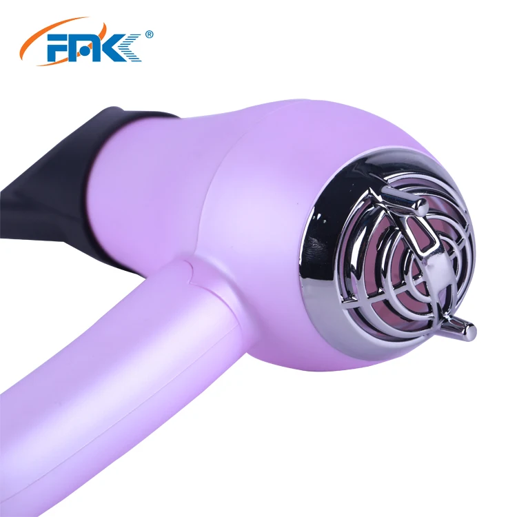 Портативный частный лейбл, 1200 Вт, низкий уровень шума, складной мини-фен, всемирное напряжение, 1200 Вт, переключатель мощности, пластиковый фен для волос