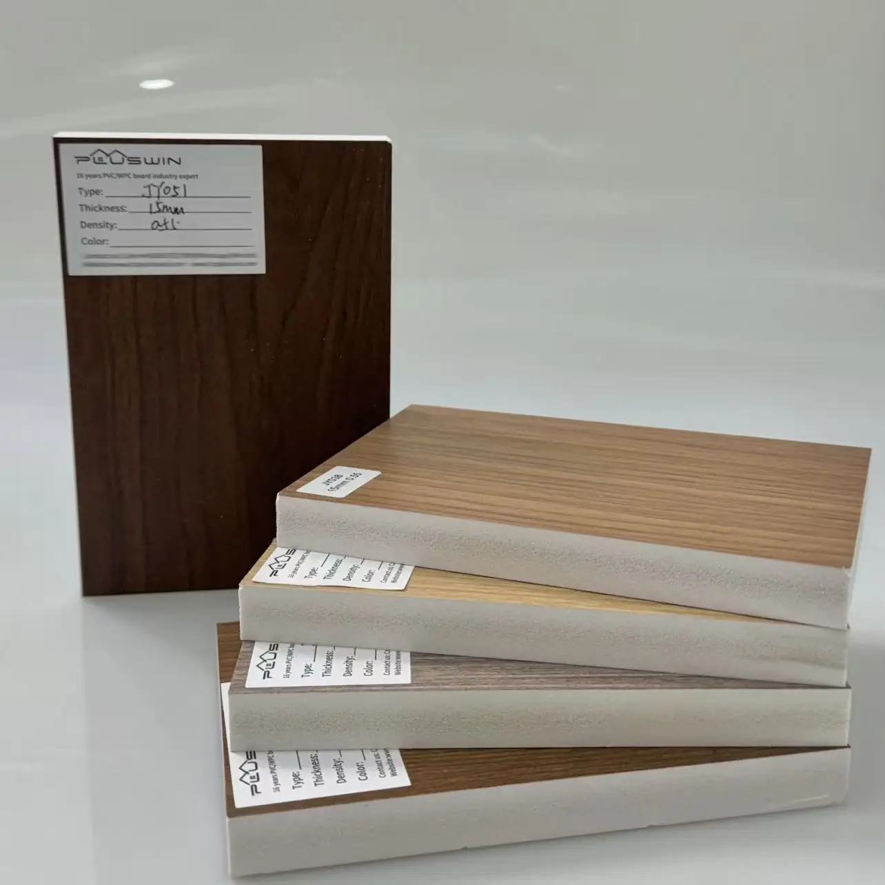 Laminated Board PVC WPC with Various Designs Waterproof Fire-resistant for Kitchen Cabinets