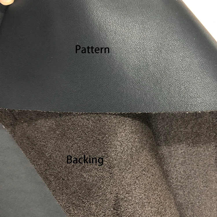 
 Огнестойкая натуральная кожа с эффектом составления ПУ искусственная кожа из микрофибры  