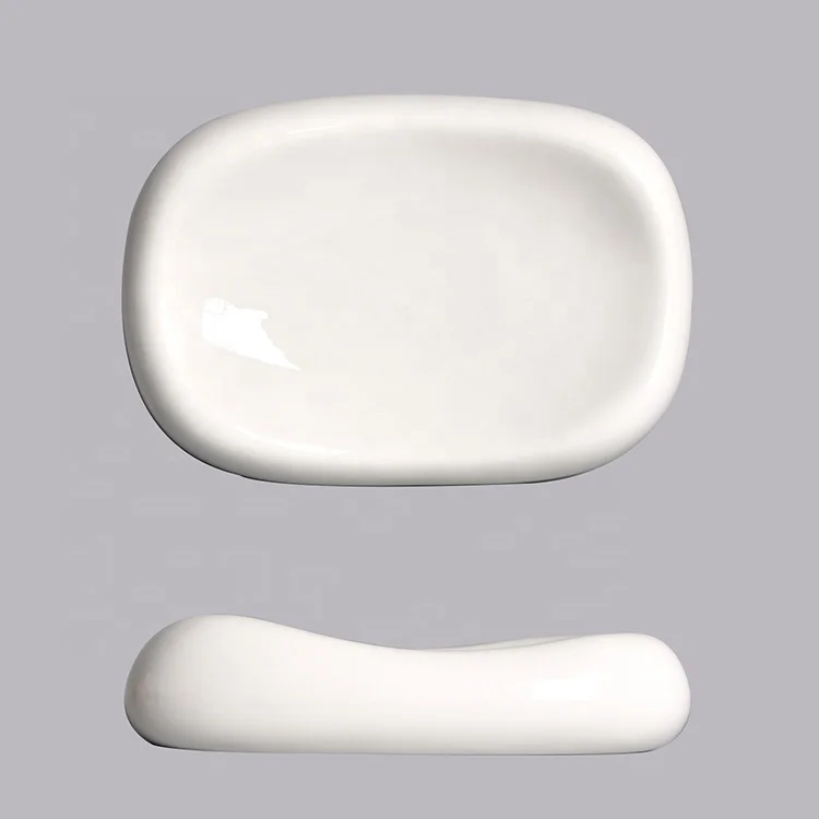 Ciotolina Per Salse In Porcellana Bianca – 10,2 Cm, Forma Rettangolare, Ideale Per Ristoranti E Catering – Piatto Porta Salsa Professionale, Confezione Da 12 Pezzi