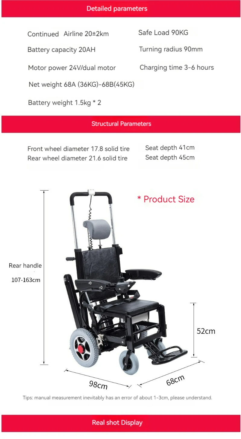 Electric Wheelchair For Disabled Wheelchair Climb Stairs Stair Lift