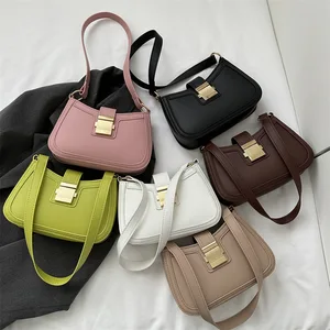 Messenger Handbag Portable Women'S Retro Cross-Body Bag Single-Shoulder Handbag Underarm Bag for Outdoor