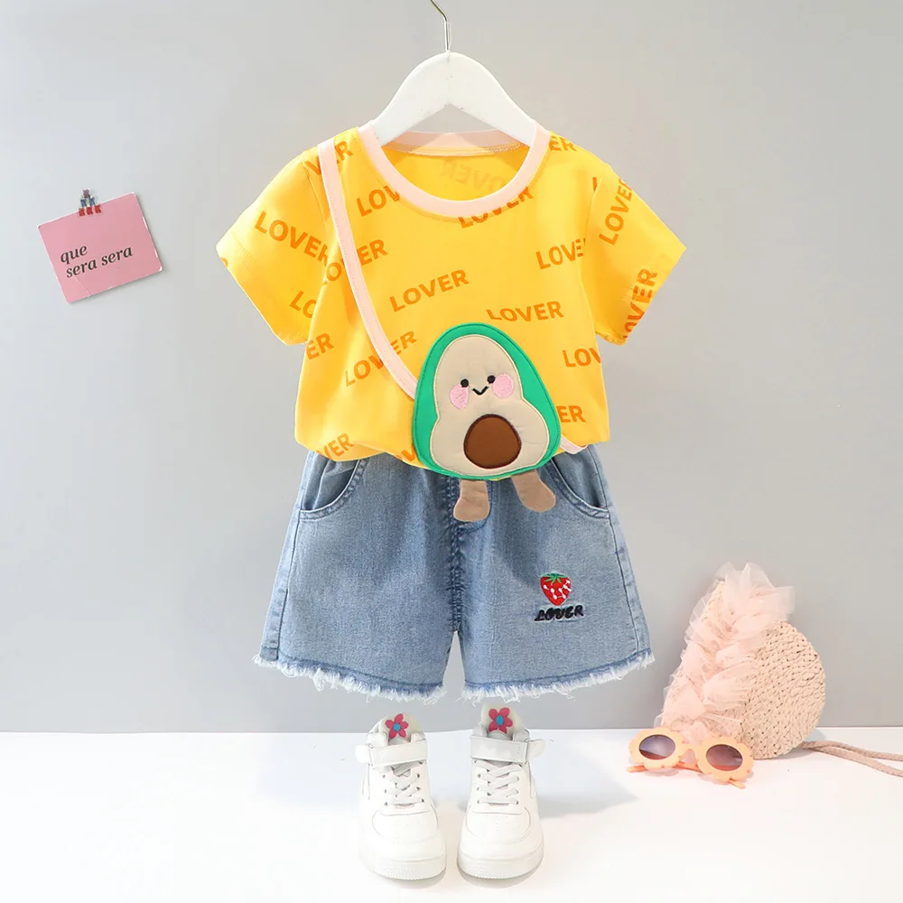 Baby Clothes Wholesale Summer Children 2PCS Outfits Cotton Short