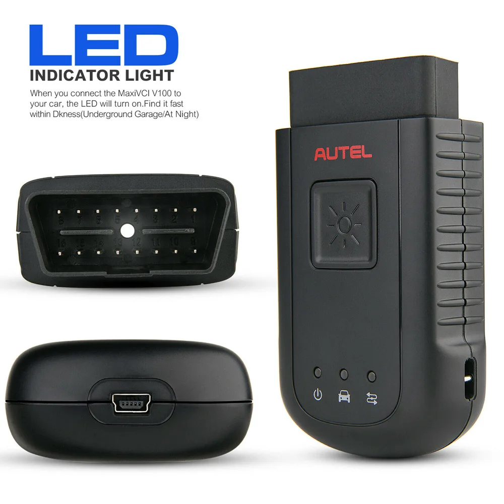 Source Autel OBD2 interface adapter VCI100 work for MS906BT