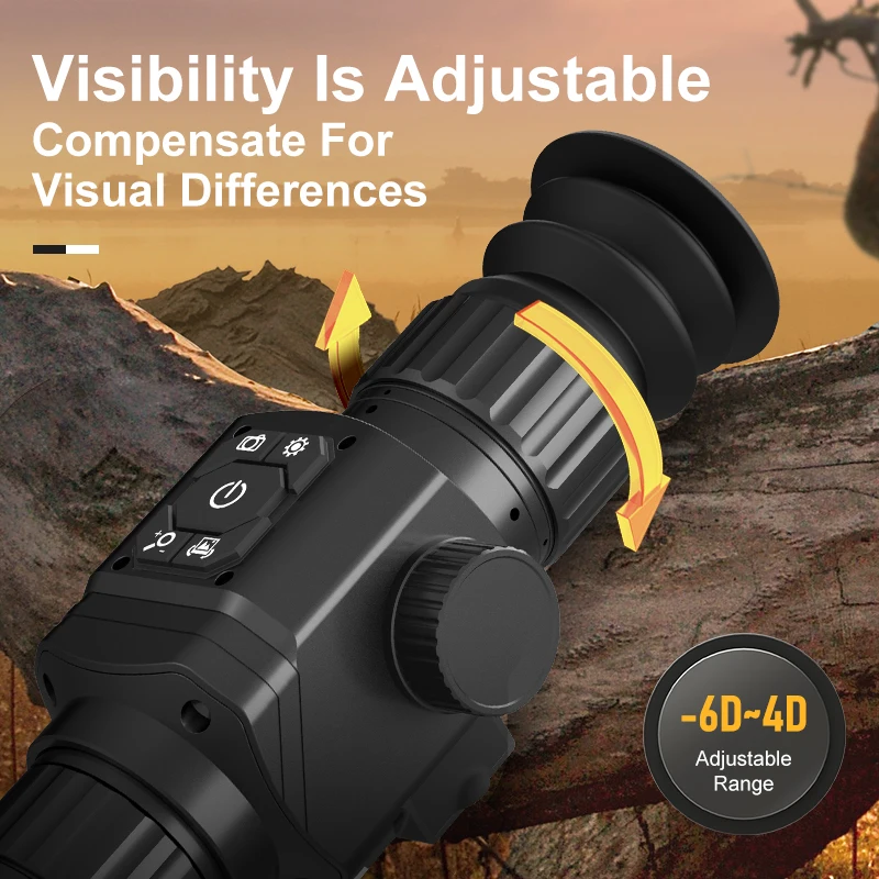Waterproof Outdoor Hunting Thermal Imaging Telescope Sight Long Distance Look Night Vision Infrared Monocular Thermal Scope