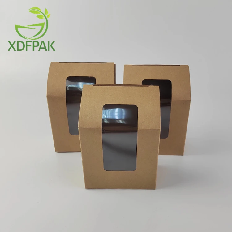 Custom Printed Tortilla Wrap Box with Window for Taco Packaging