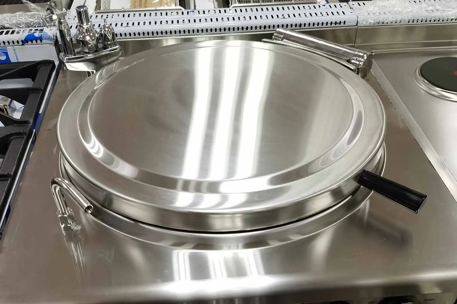 100L 18000W Stainless Steel Commercial Electric Boiling Pan TT-WE1325A  Chinese restaurant equipment manufacturer and wholesaler