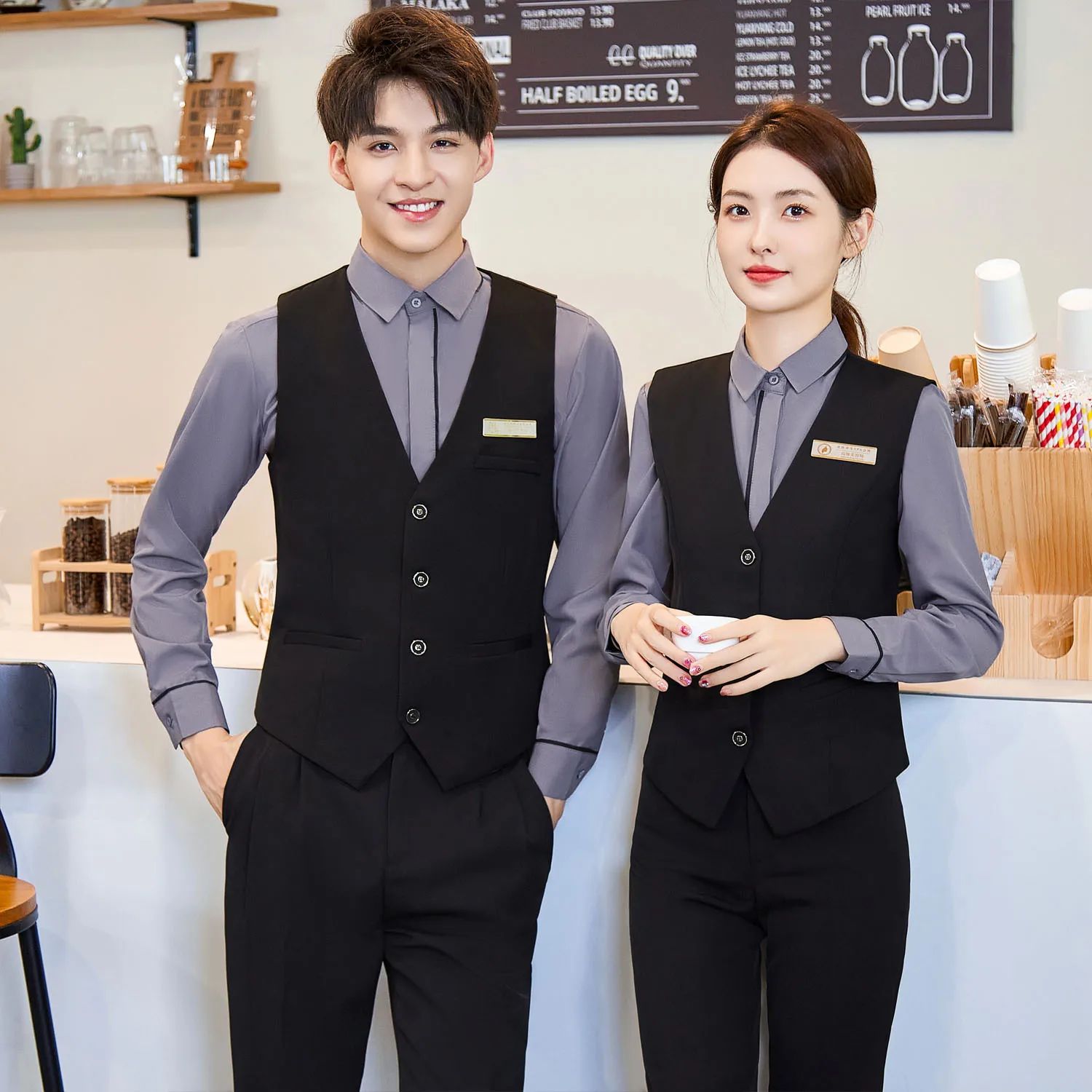 Manager Chef Waiter Waitress Bellman Different Departments Clothing High Quality Hotel Staff Uniforms