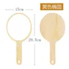 Natural wood color - oval shape