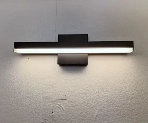 48-Inch Modern LED Bathroom Vanity Lighting Dimmable 5CCT Changeable 5CCT IP54 SMD2835 Light Source PC Makeup Mirror