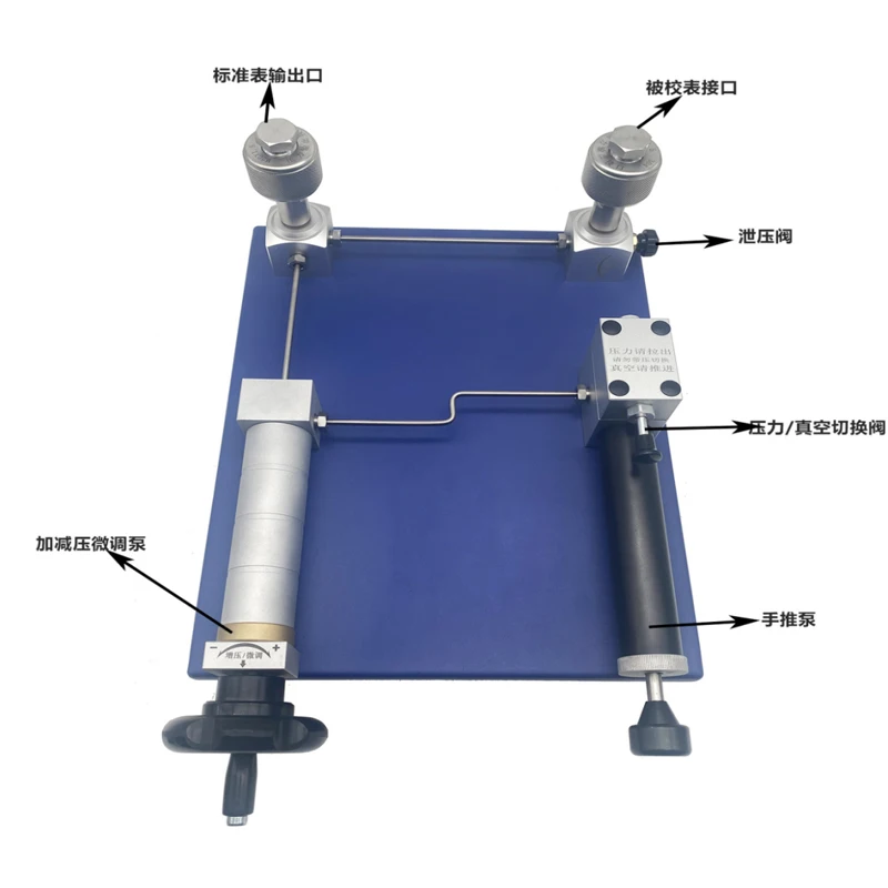95 ~ 2,5 MPa Luft-Desktop-Druckkalibrator für Druckmessgeräte-Kalibrierung mit Hoher Genauigkeit – Detail 1