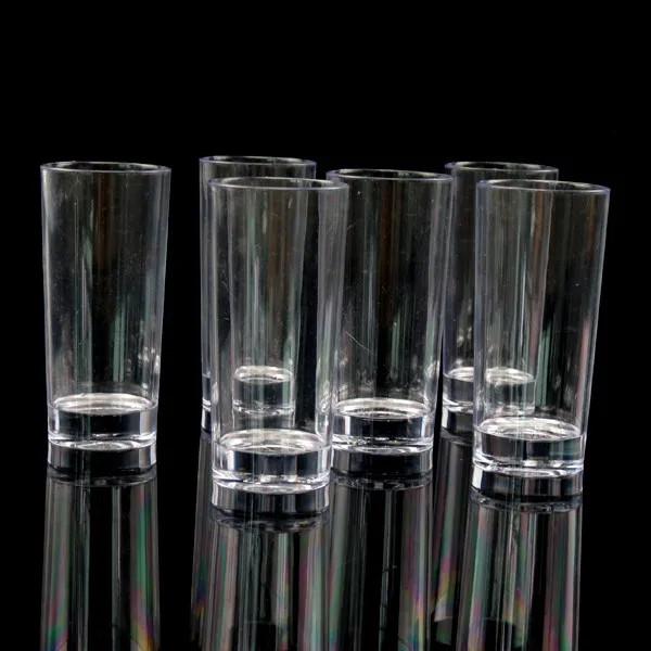 EcoNewLeaf Custom Logo 60ml 2 oz Plastic Shot Glass Wholesale Tequila Glass with Eco-Friendly Design