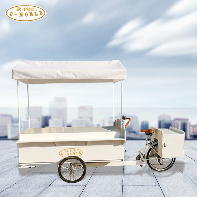 Mobile Coffee Bike Street Sale Coffee Cart with Shop
