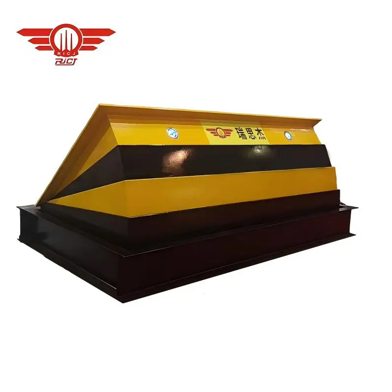 Removable Road Blocker Remote Control Parking Barrier Road Block Spike System Metal Barricade