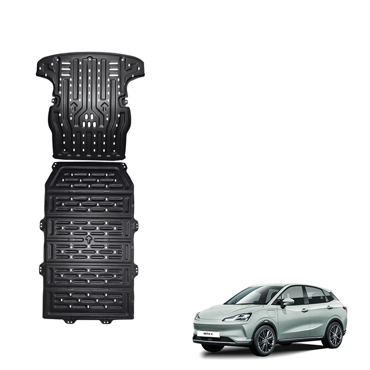 Car Skid Plate for Neta V Accessories Aluminum Magnesium Engine Under Cover Underbody Protection Plate Exterior Accessory