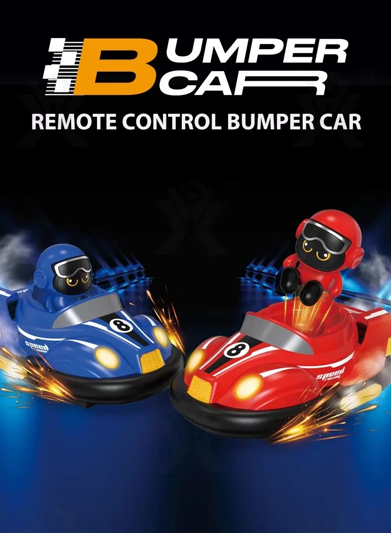 Hot Sale Kids Battle Bumper Car Toy R/C Car Rc Ejecting Bumper Battle  Toys Remote Control Cars Ejector Interactive Game