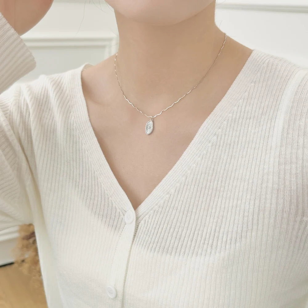 KAKODIY Charm Fine Jewelry 925 Sterling Silver Christmas Gift Chain 5A Zirconia Octagon Tag Pendant Necklace Gift detail 1