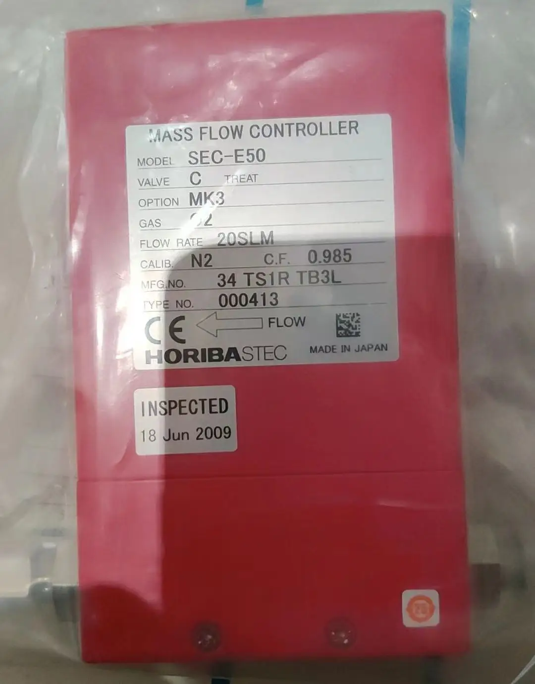 original-horiba-stec-sec-e50-gas-mass-flow-controller-buy-sec-e50