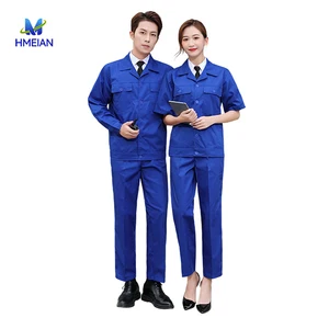 Spring and Autumn Long-Sleeved Mechanic Uniform Workwear Jacket Mens Workwear Industrial Work Wear Uniform Work Uniforms