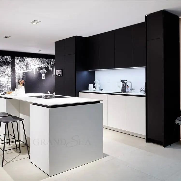 Fast Delivery American Custom Modular Modern Design Home Kitchen Furniture Kitchen Cabinet