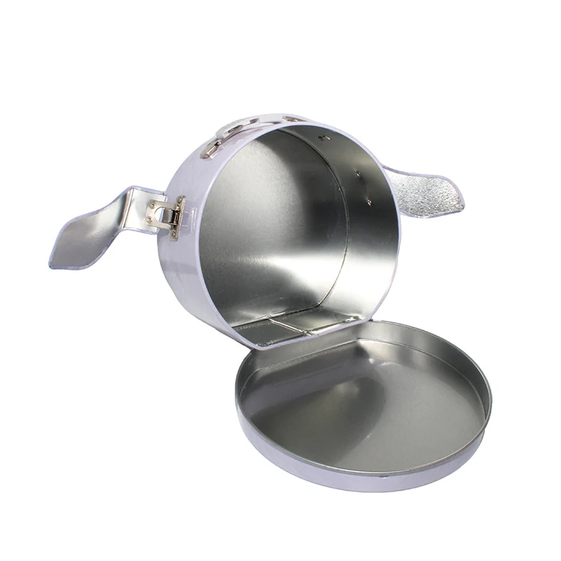 Custom Rabbit-Shaped Iron Tin Can for Food Packaging Rectangle Metal Box for Cookies Chewing Gum Cake Candy