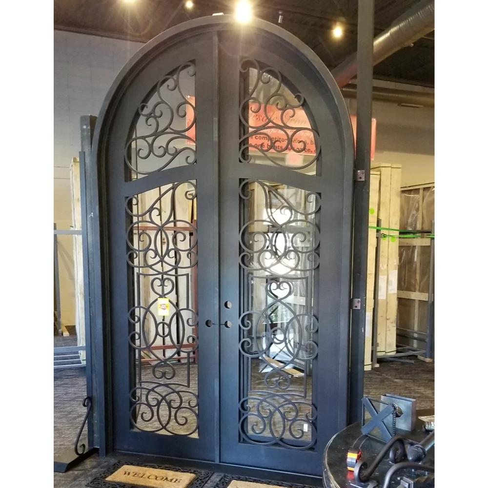 Model Curtain System Cast Iron Pizza Oven Sliding Barn Door