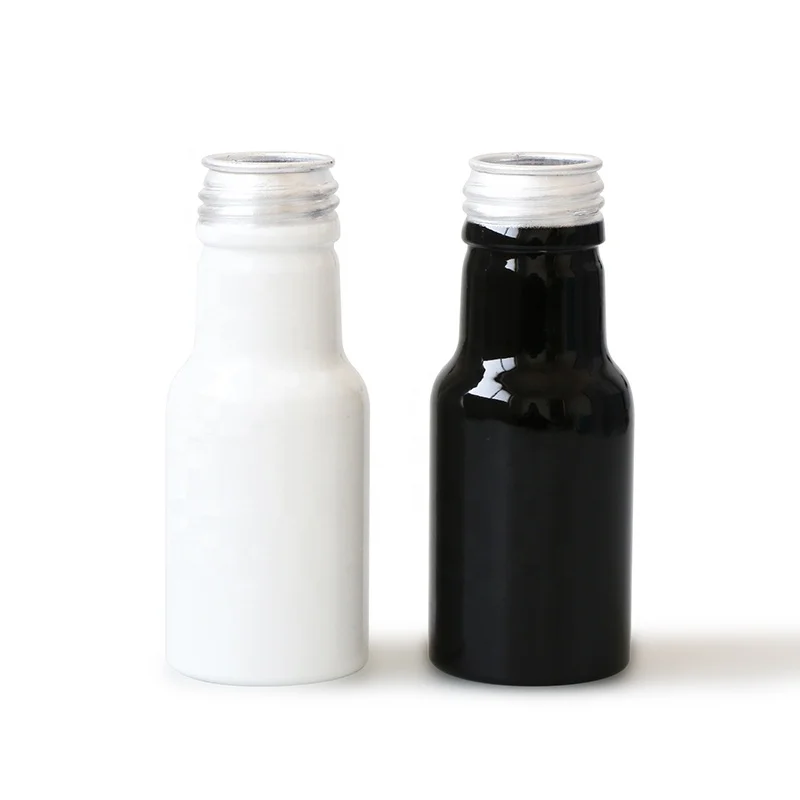 Не содержит Бисфенол А 50 мл мини алюминиевый энергии выстрел бутылка для воды Управление по санитарному надзору за качеством пищевых продуктов и медикаментов метал сока для напитков с CR кепки