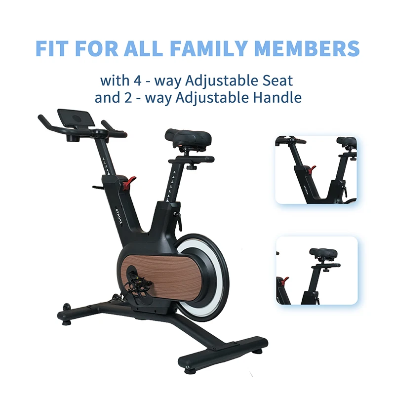 Oem Indoor Stationery Bicycle 10kgs Flywheel Fitness Equipment Magnetic Control Exercise Spinning Bikes