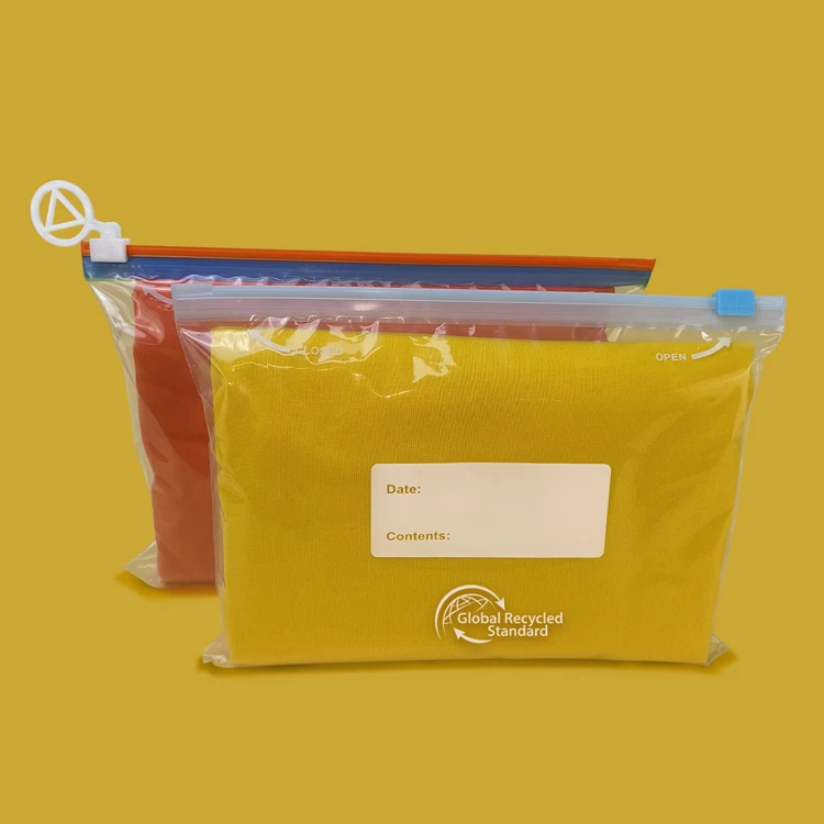 Customized mini frosted/transparent zip lock bag for clothes packaging zipper biodegradable ziplock bag with logo manufacture