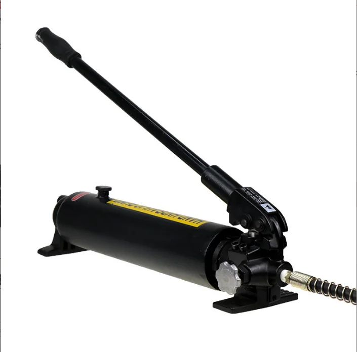 Manual Hydraulic Pump with Pressure Gauge 2-Speed Power Pack for Hydraulic Lifting High Efficiency Hand Pump