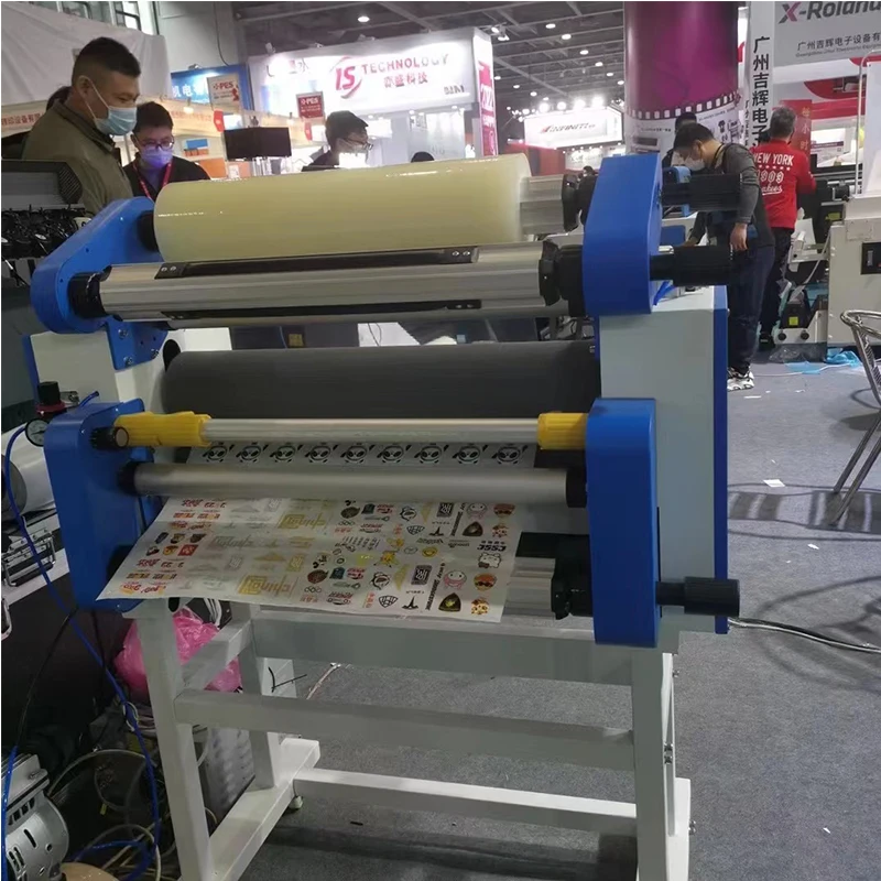 Manual 650mm Warm and Cold Laminator Heavy Duty  Laminating Machine Crystal Label Special Laminating Machine