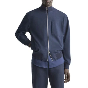 Custom Men's Lightweight Bomber Jacket Causal Varsity Flight Windbreaker Track Jacket