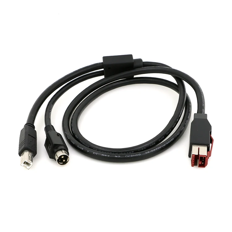 3p Computer Cable Alibaba.com: 3M 24V/12V USB DIN 3P male to Y cable for printer/barcode ...