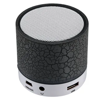 A9 BT Speaker Mini Wireless Loudspeaker Crack LED TF USB Subwoofer Speakers Mp3 Stereo Audio Music Player
