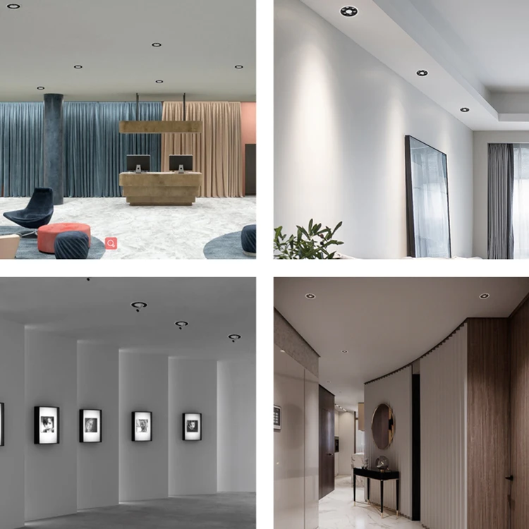 ALLWAY Modern Design CCT SMD Round Circular Ceiling Recessed Spot Down Light 8 15 20 30 W LED Downlights
