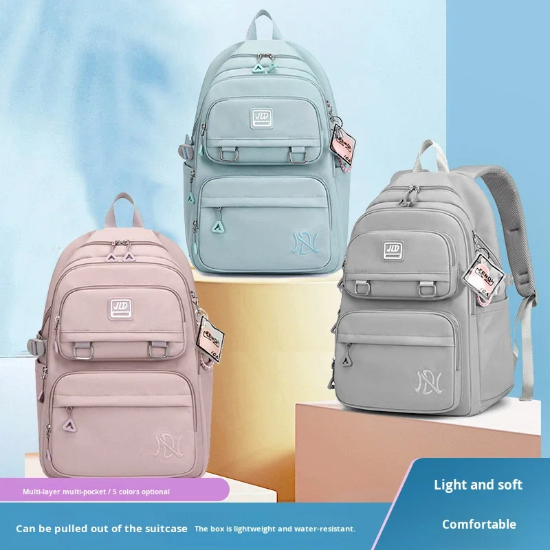 Waterproof Teen School Bag Girls Sac a dos High Quality School Backpack for Teenagers Mo aperçu 2
