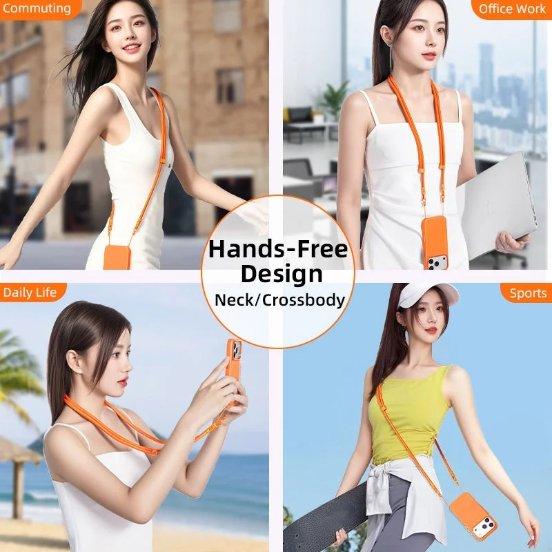 product universal adjustable lanyard for iphone 17 phone case with string customized crossbody neck strap multi functional long strap-7