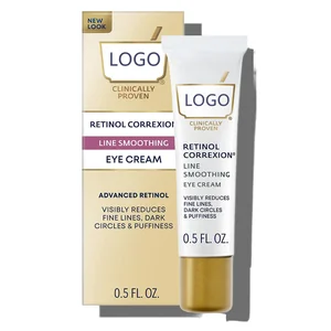 Private Label Firming Eye Cream for Face Brightening Moisturizing and Anti-Wrinkle Vegan and Retinol Infused