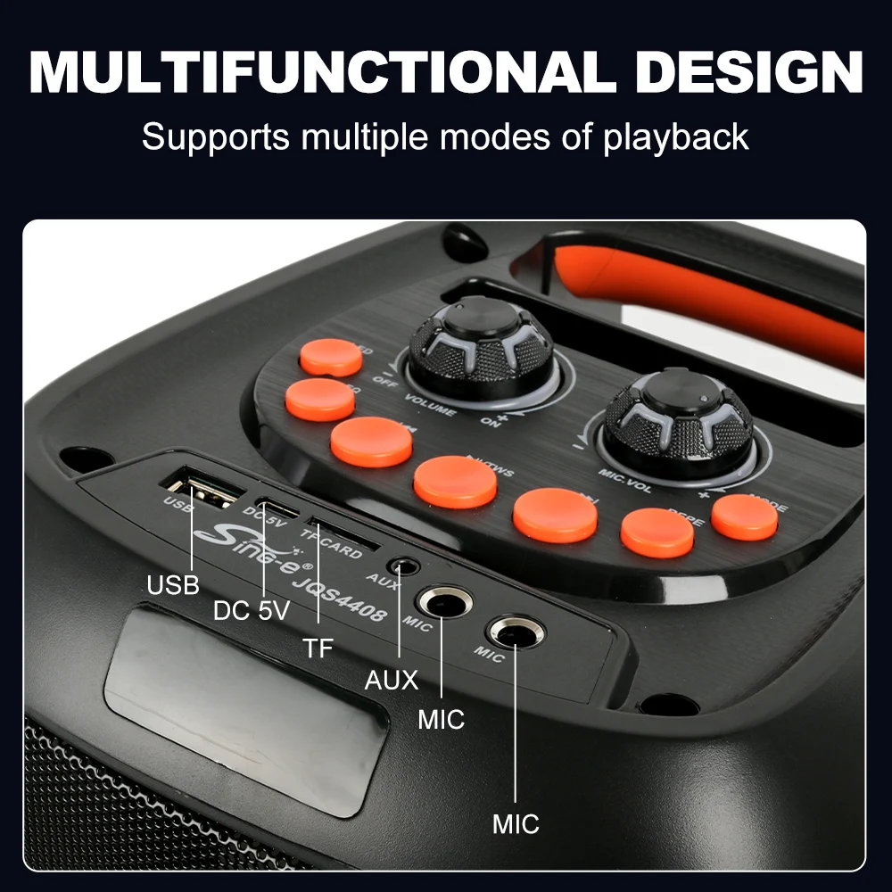 Sing-e JQS4408 - High Quality 25W Gaming & Karaoke Speaker