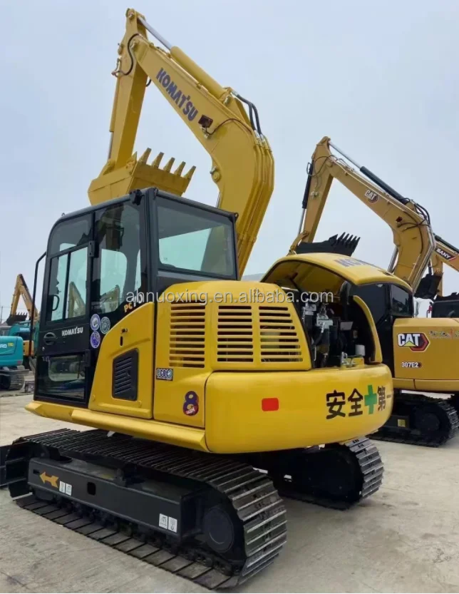 7-ton Mini Used Excavator Komatsu PC70 PC60 Second-hand Crawler Digger ...