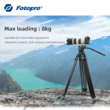 Fotopro High Quality Extendable Universal Aluminum Stretchable Dslr Remote Control DSLR Camera Tripod detail image